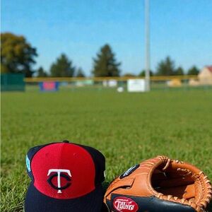 New Era Gray and Black Fitted Cap